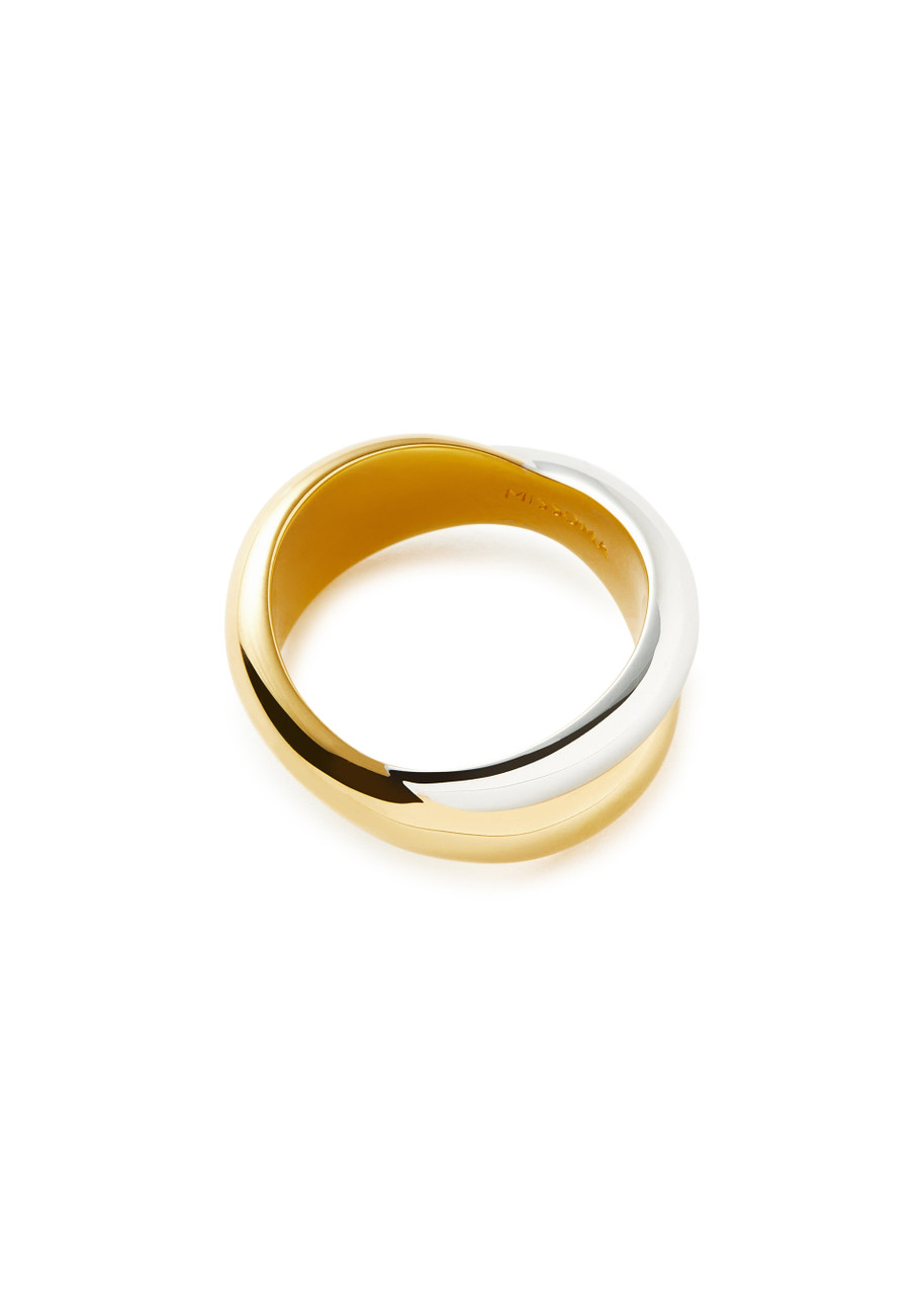 Missoma X Lucy Williams Chunky Entwine Ring In Gold
