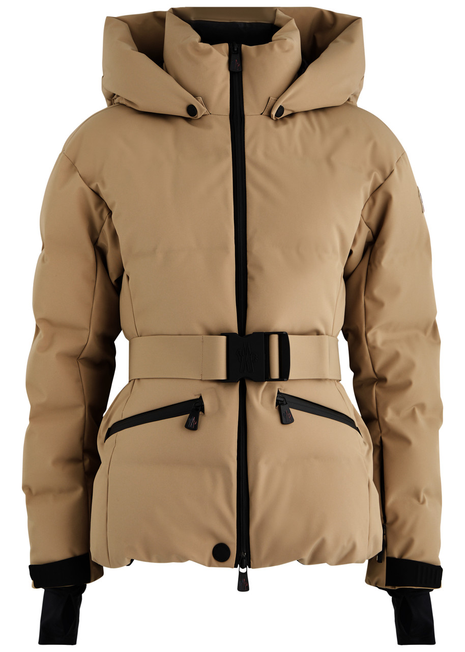 Moncler Tolima Quilted Hooded Shell ski Jacket - Beige - 3 (UK 14 / L)