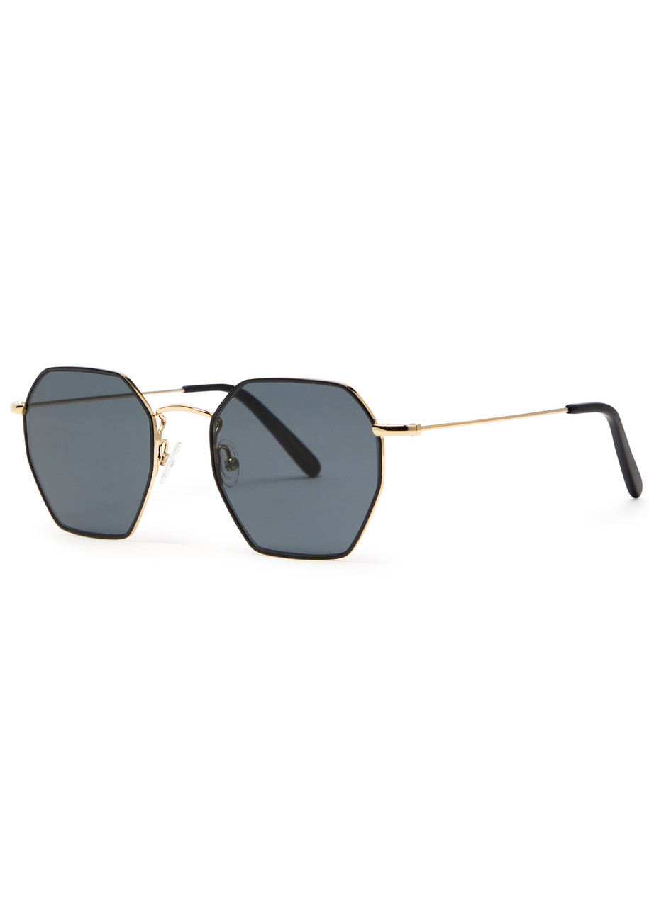 Finlay & CO. Stanley Hexagonal-frame Sunglasses - Black - One Size