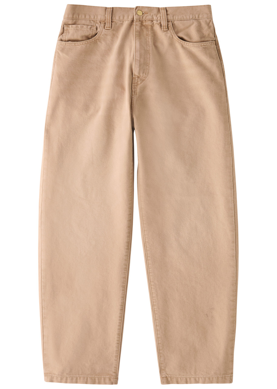 Carhartt Wip Landon Straight-leg Canvas Jeans – Beige – 28 (W28 / XS) Carhartt Wip Landon Straight-leg Canvas Jeans – Beige – 28 (W28 / XS)