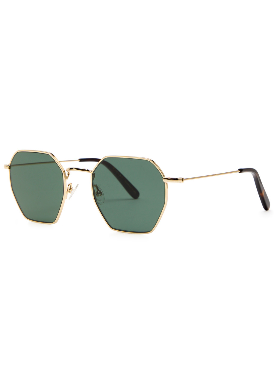 Finlay & CO. Stanley Hexagonal-frame Sunglasses - Green - One Size