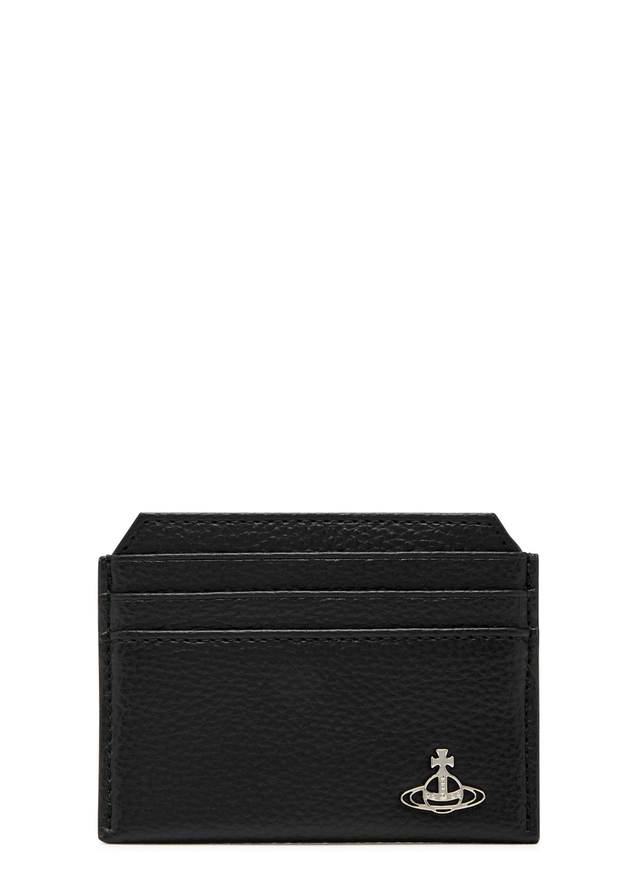 Vivienne Westwood Orb Faux Leather Card Holder - Black - One Size
