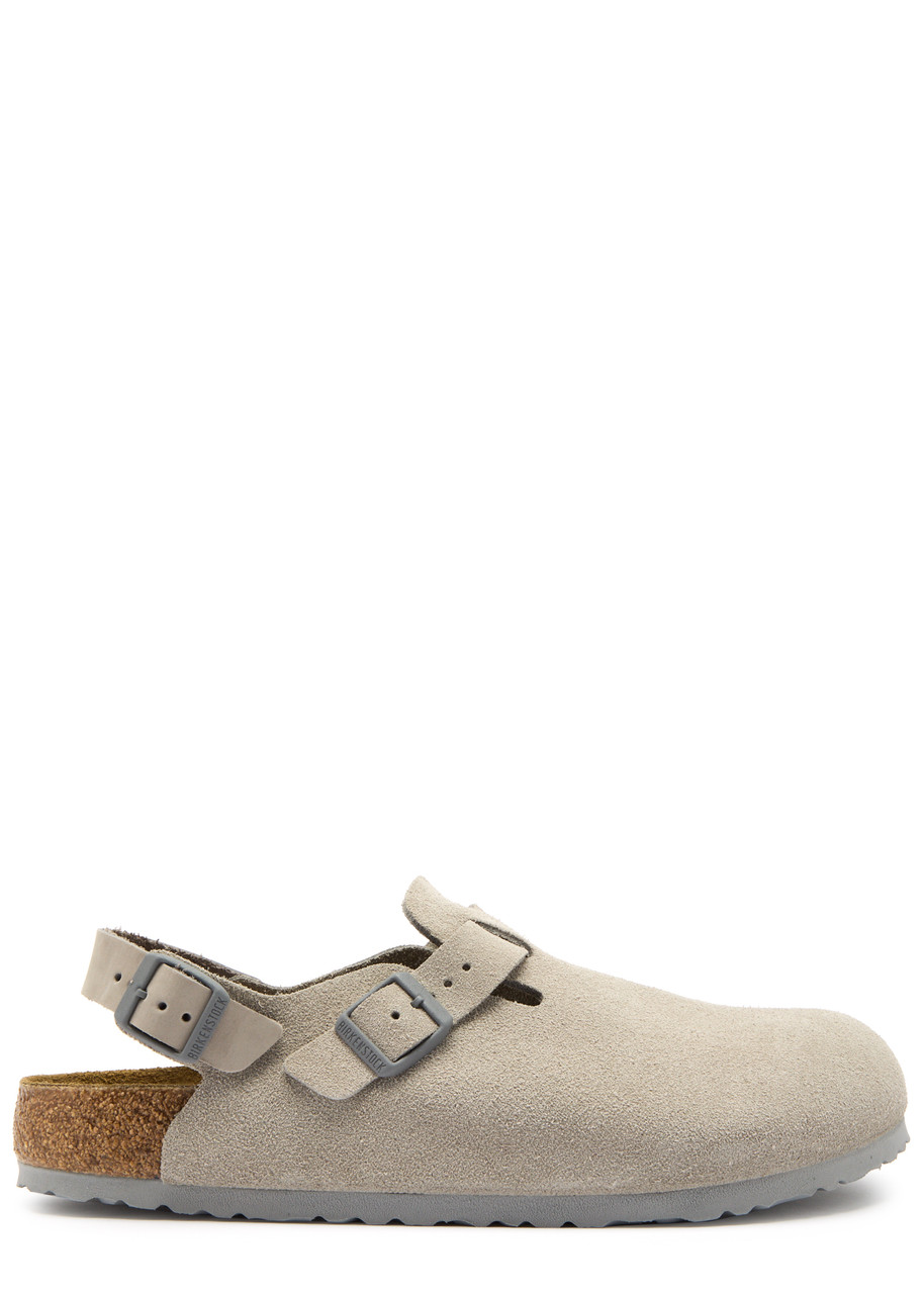 Birkenstock Tokio II Suede Clogs - Grey - 40 (IT40 / UK6)