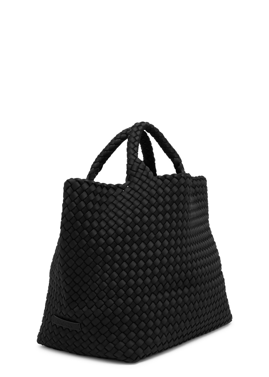 Naghedi St Barths Medium Woven Tote In Black