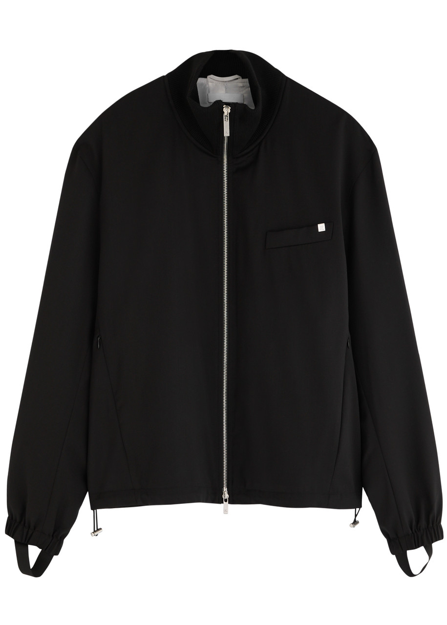 Helmut Lang Wool Bomber Jacket - Black - XL