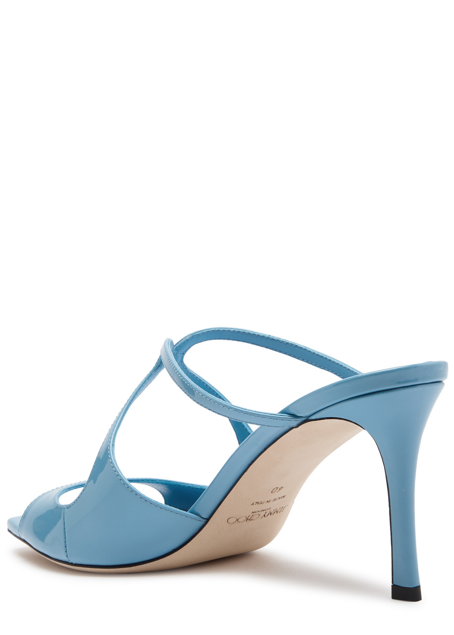 JIMMY CHOO JIMMY CHOO ANISE 75 PATENT LEATHER MULES