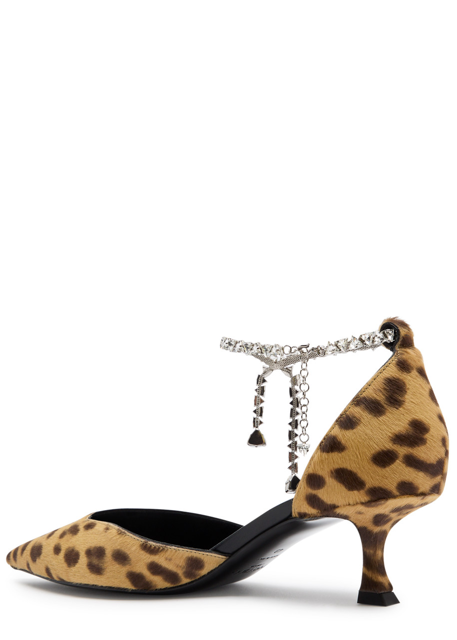Jimmy Choo Stevie 50 Cavall In Leopard