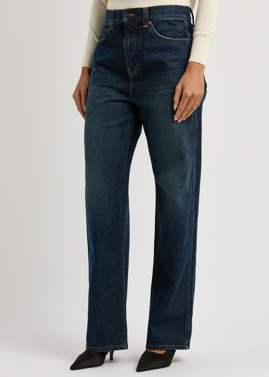 KHAITE KHAITE BONNIE STRAIGHT-LEG JEANS