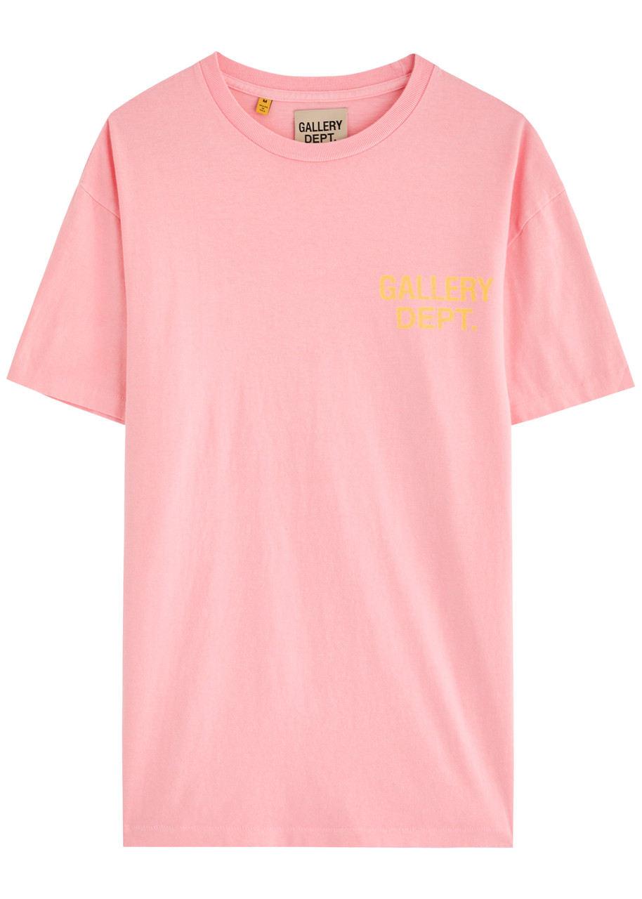 Gallery Dept. Logo-print Cotton T-shirt In Pink
