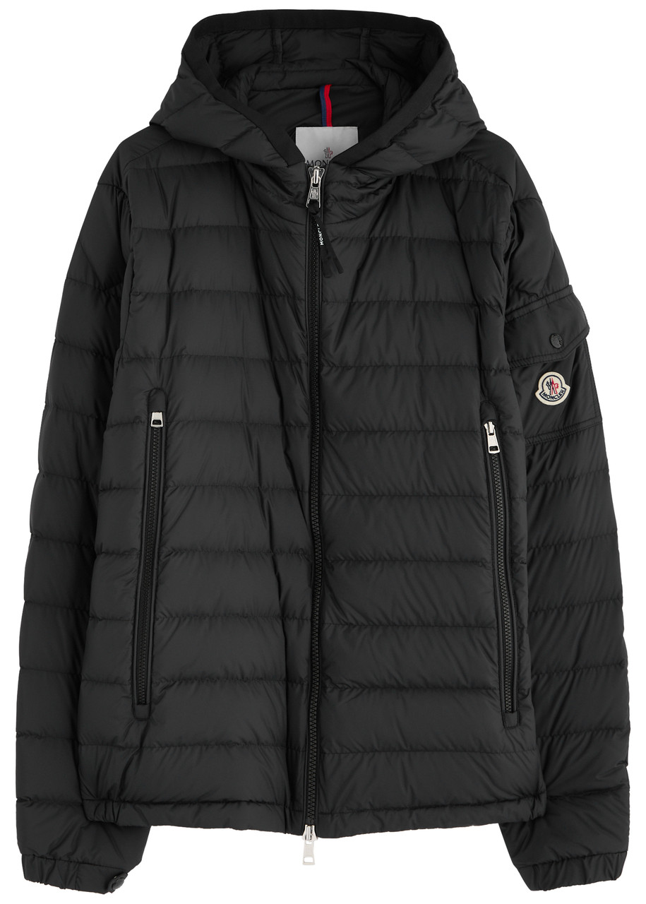 Moncler Galion Quilted Shell Jacket - Black