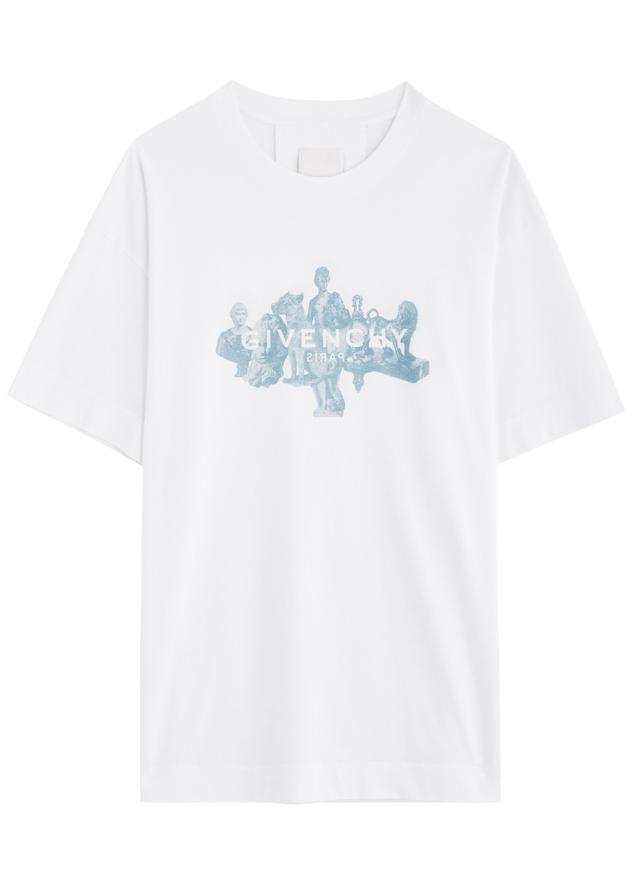 Givenchy Oggetti Di Hubert Printed T-shirt In White