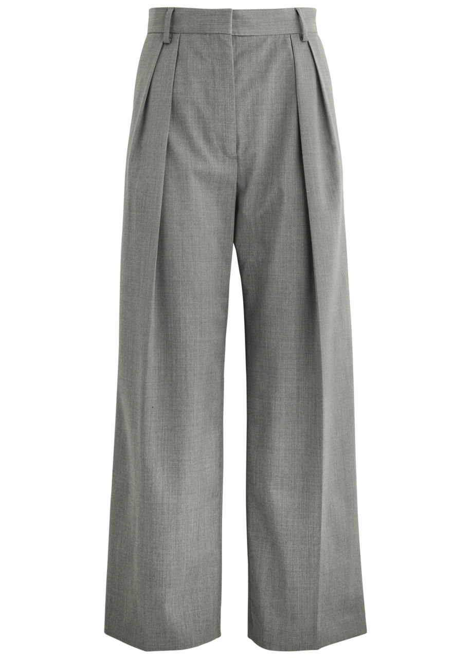 Day Birger Et Mikkelsen Enzo Straight-leg Woven Trousers In Grey