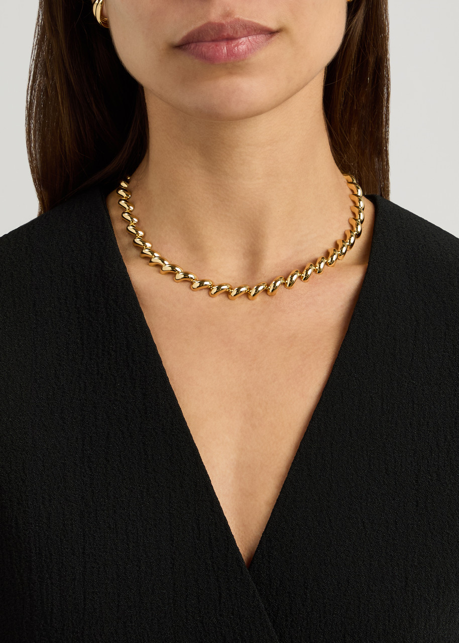  Lie Studio The Edith 18kt Gold-plated Necklace - One Size 