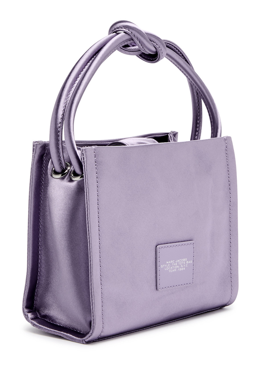 Marc Jacobs The Tote Mini Satin Tote In Lilac