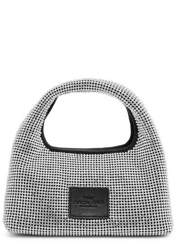 ショルダーバッグ・ポシェット MARC JACOBS THE SACK CRYSTAL EMBELLISHED MINI HOBO BAG MARC JACOBS The sack mini crystal-embellished top handle bag