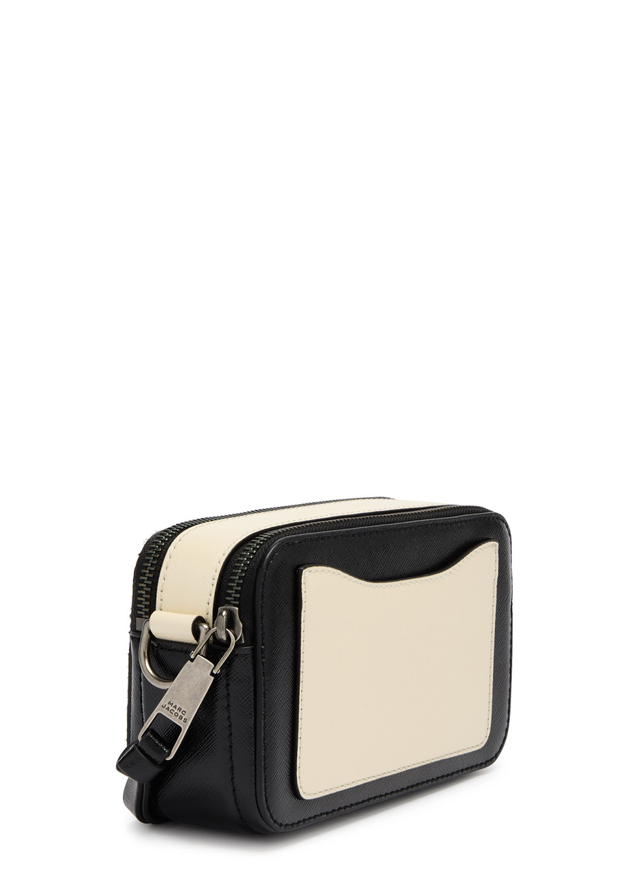 Marc Jacobs The Snapshot Leopard-print Calf Hair Cross-body Bag In Black