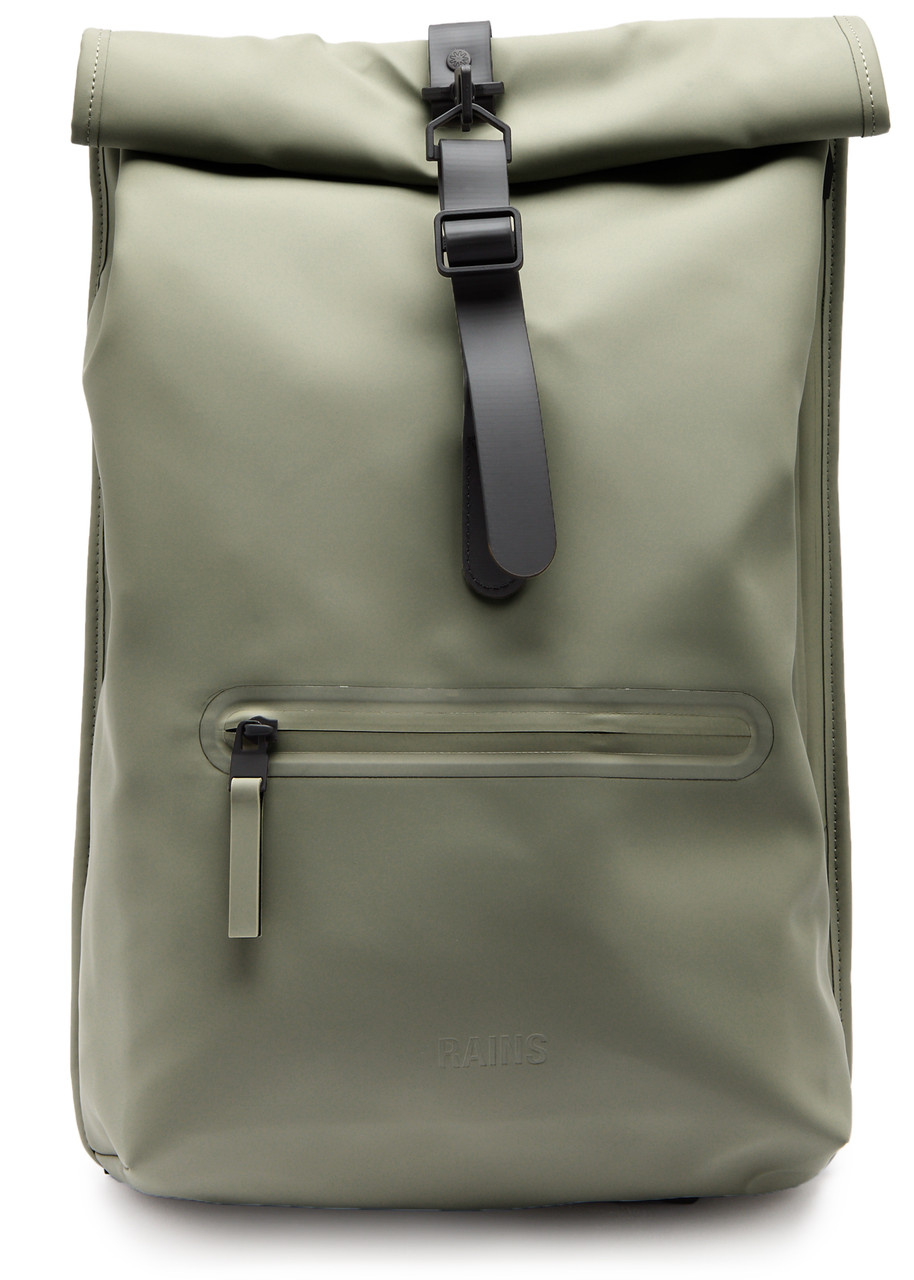 Rains Rubberised Backpack - Light Green - One Size