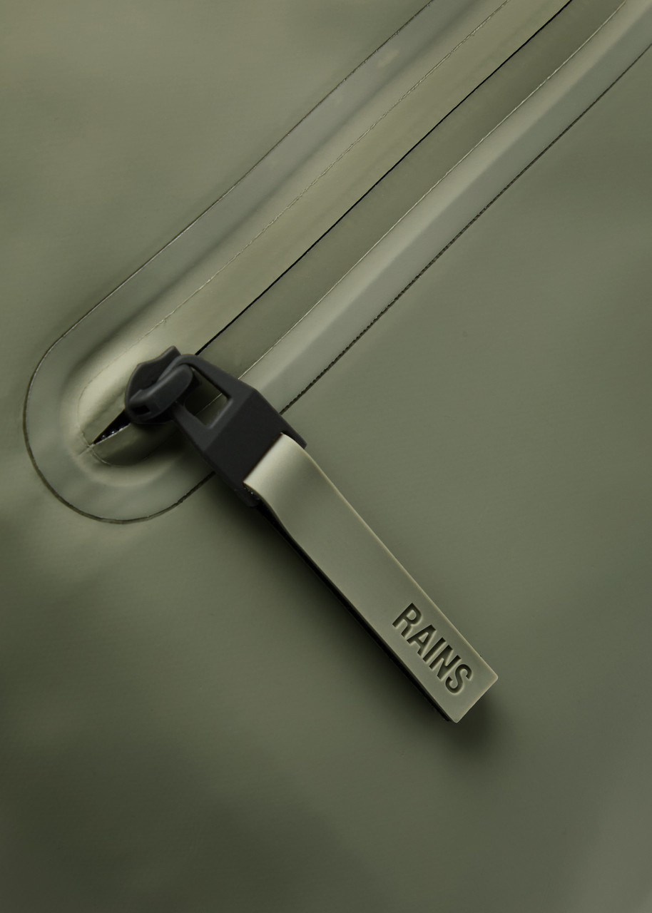  Rains Rubberised Backpack - Light Green - One Size 