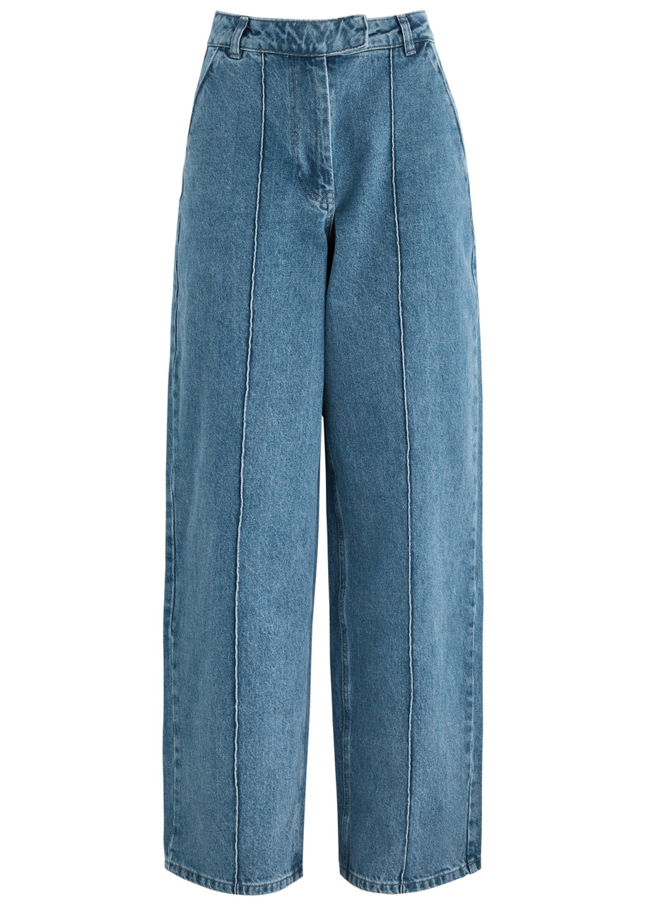 Remain Birger Christensen Remain By Birger Christensen Wide-leg Jeans In Indigo