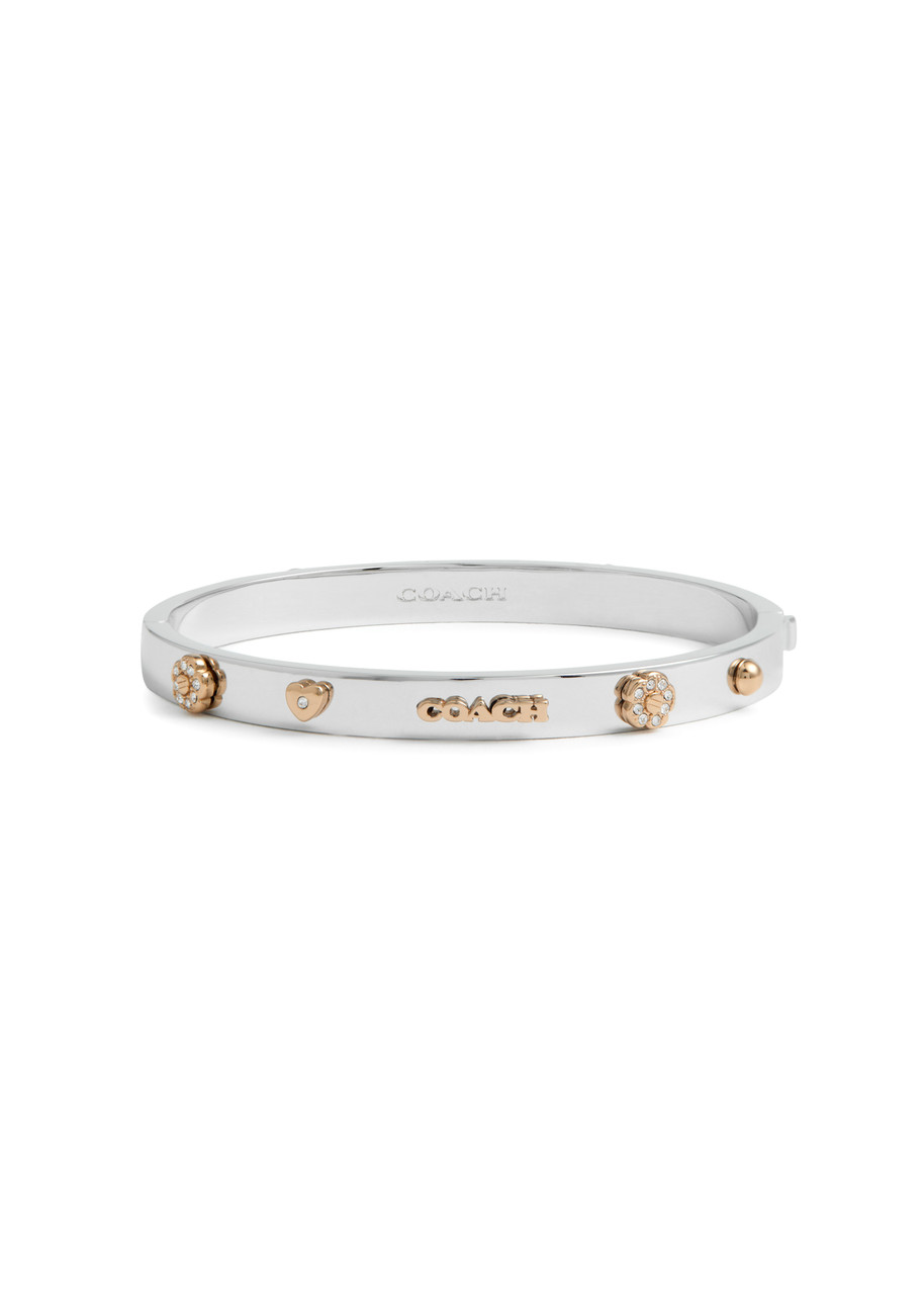 Coach Logo Embellished Bracelet - Gold - One Size