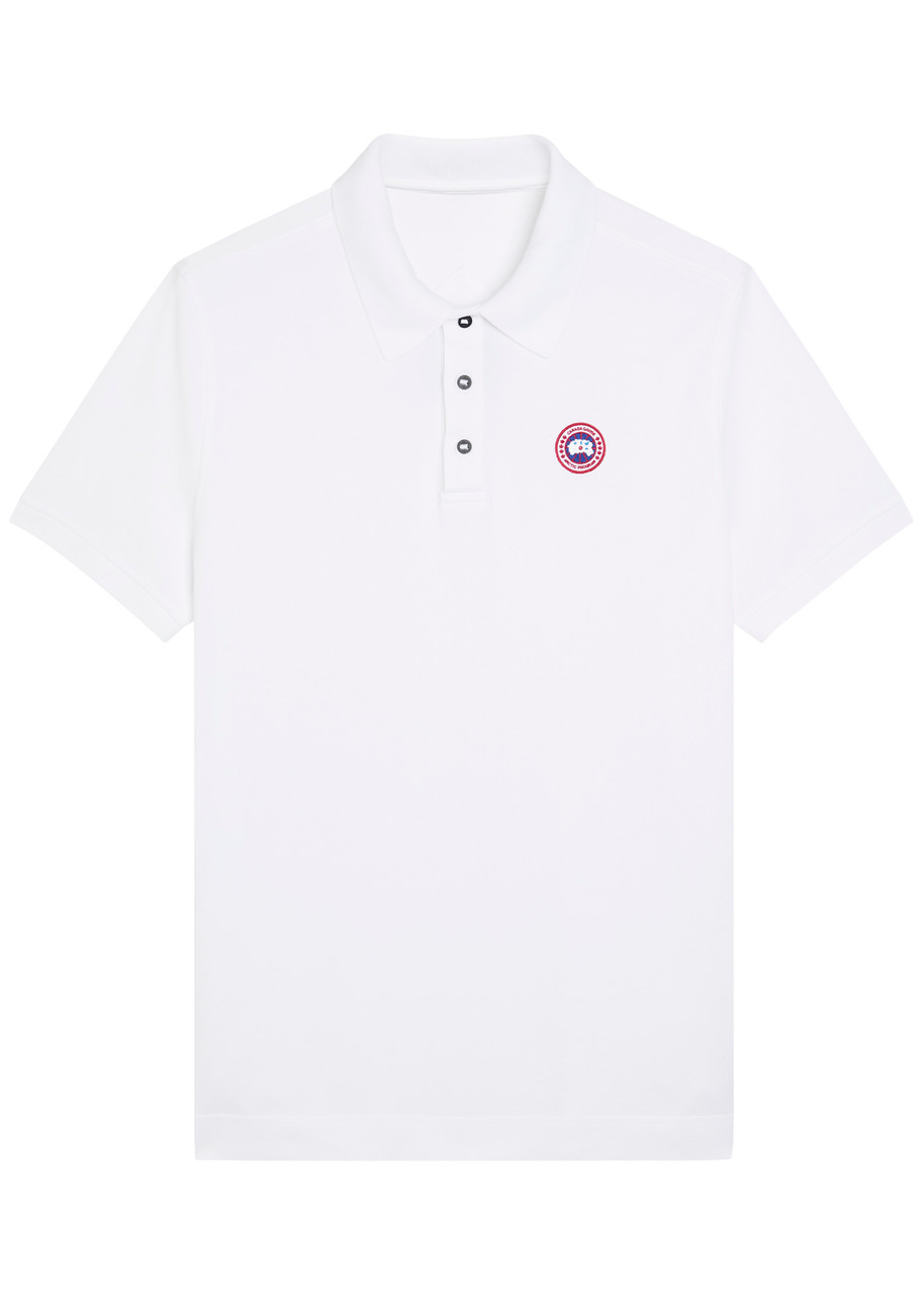 Canada Goose Men Beckley Polo Shirt In Structured Cotton In Yellow