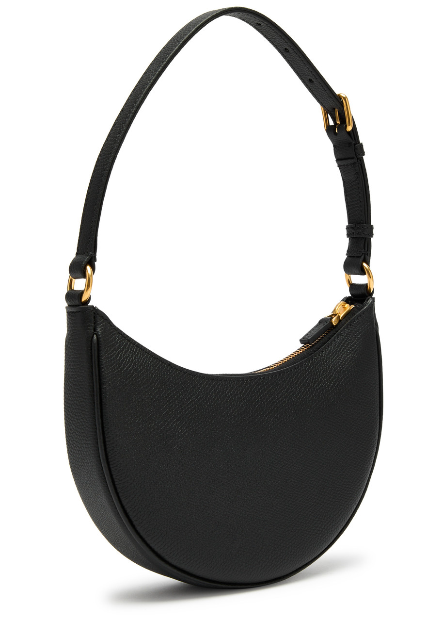 Valentino Garavani Women Vlogo Signature Leather Shoulder Bag In Black
