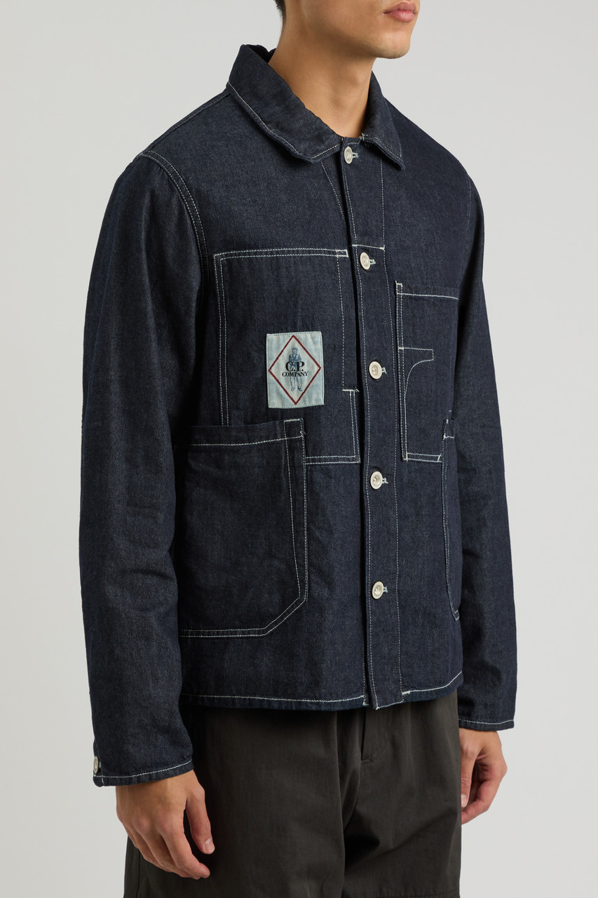 C.p. Company Cp Company Cotton Denim Jacket In Denim