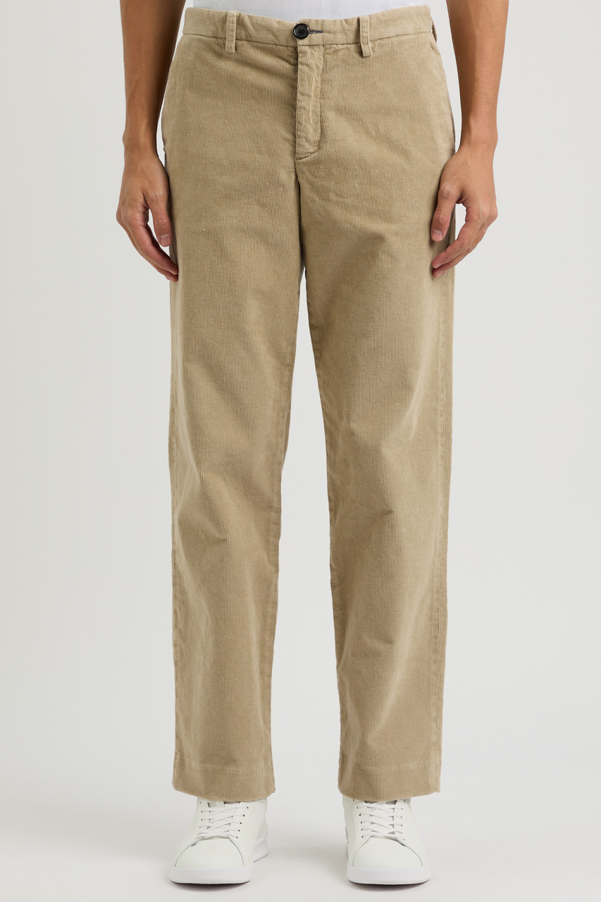 Ps By Paul Smith Ps Paul Smith Wide-leg Corduroy Chinos In Beige