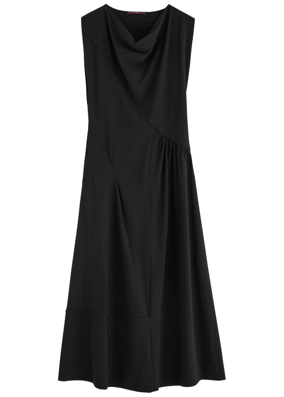 High Daring Stretch-jersey Midi Dress - Black - 44 (UK12 / M)