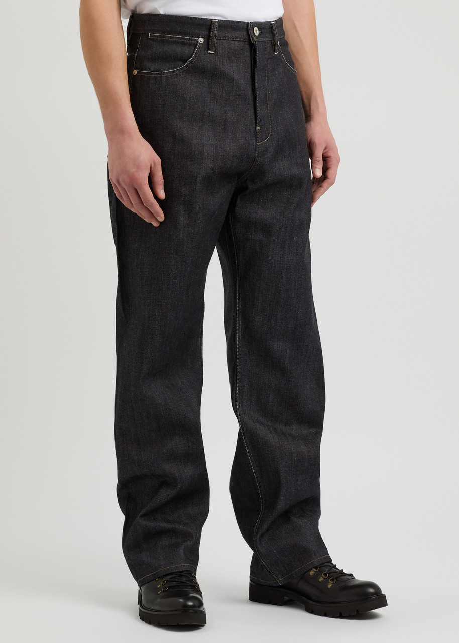 Jil Sander Straight-leg Jeans In Dark Blue