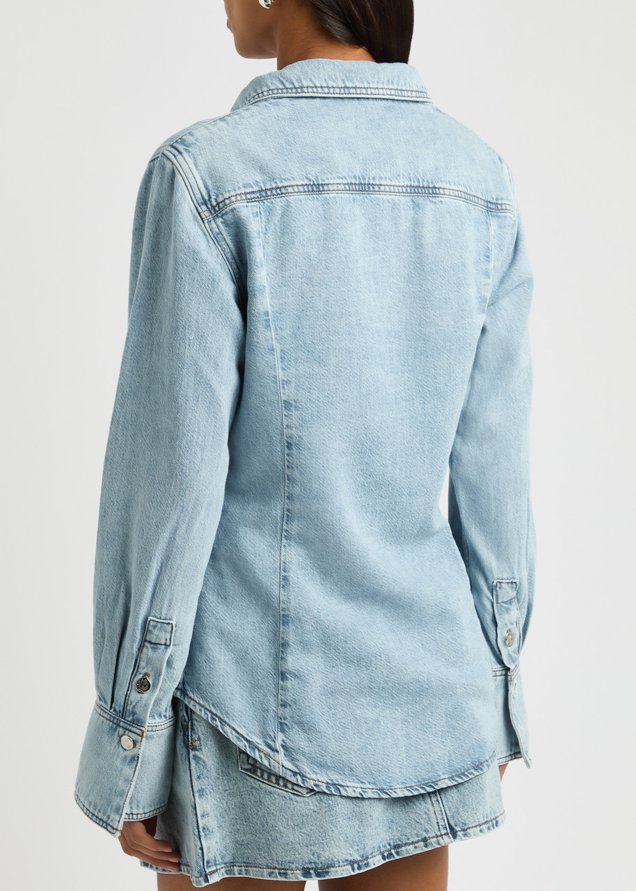  Frame Denim Shirt - Blue - L (uk14 / L) 