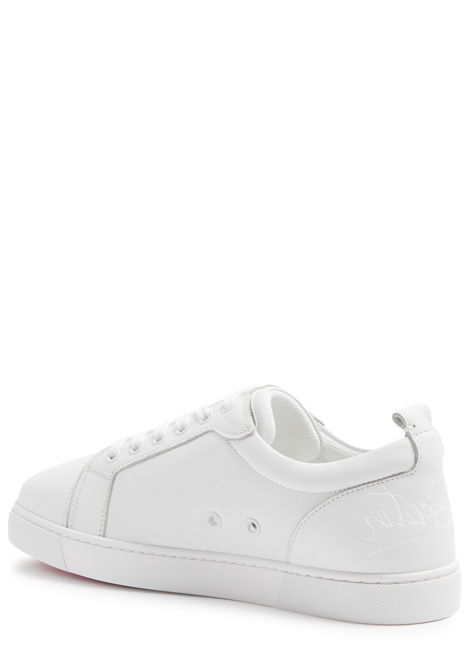 Christian Louboutin Fun Louise Junior Flat Sneakers In White