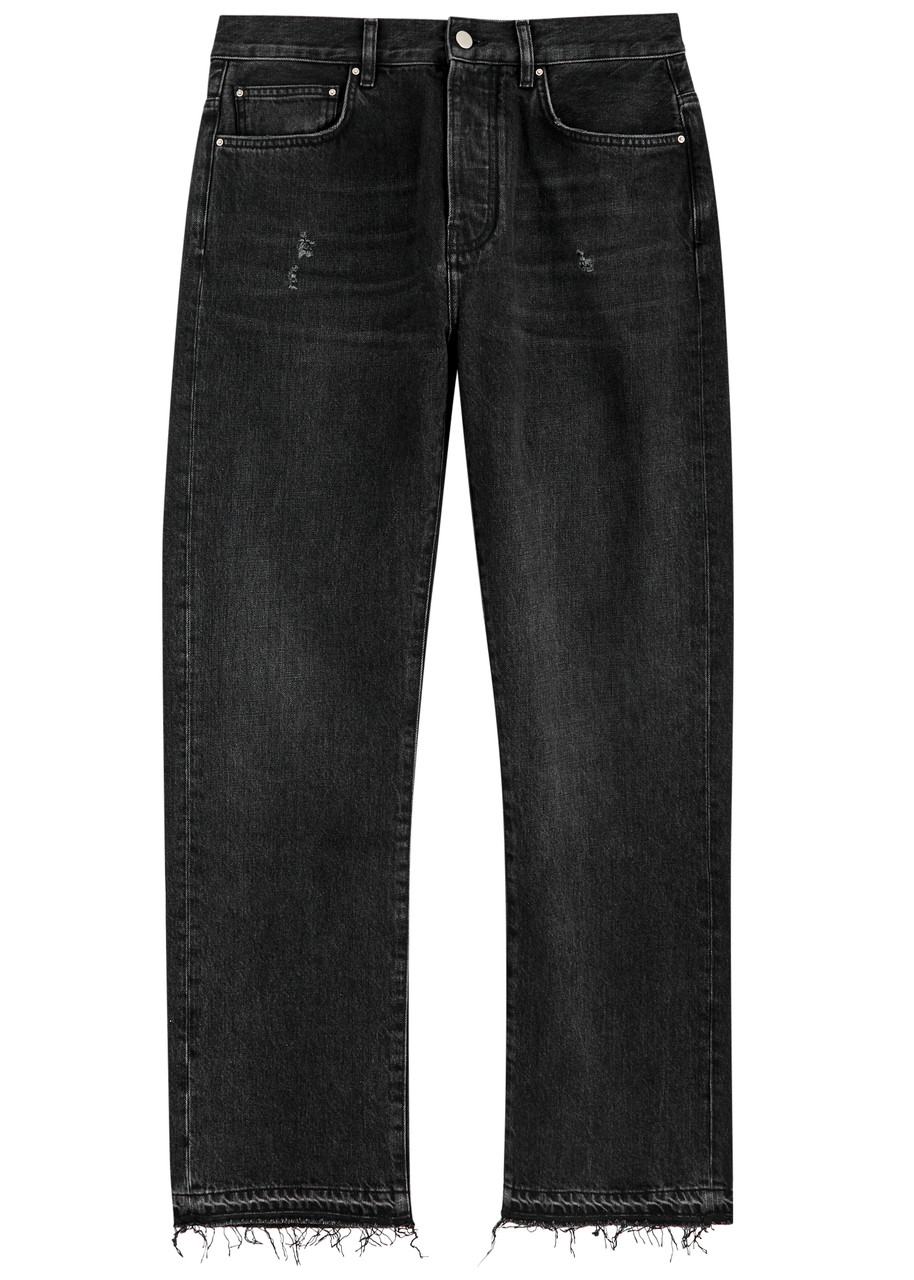 Amiri Distressed Straight-leg Jeans - Black - 32 (W32 / M)