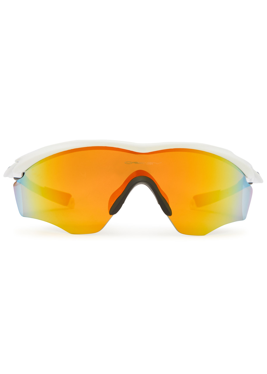 Oakley M2 Frame Xl Wrap-around Sunglasses In Orange