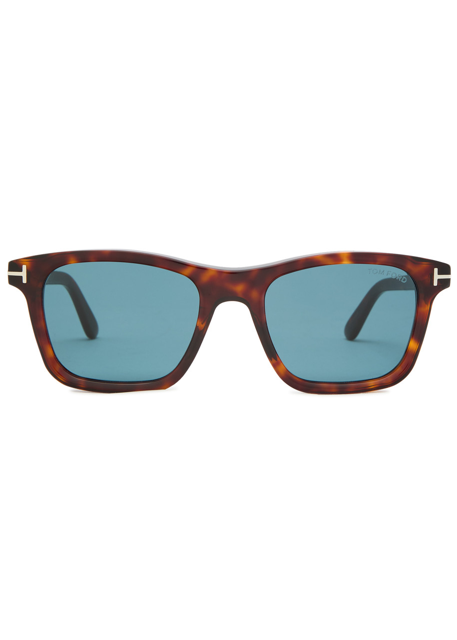 Tom Ford Wayfarer-style Sunglasses In Brown Havana
