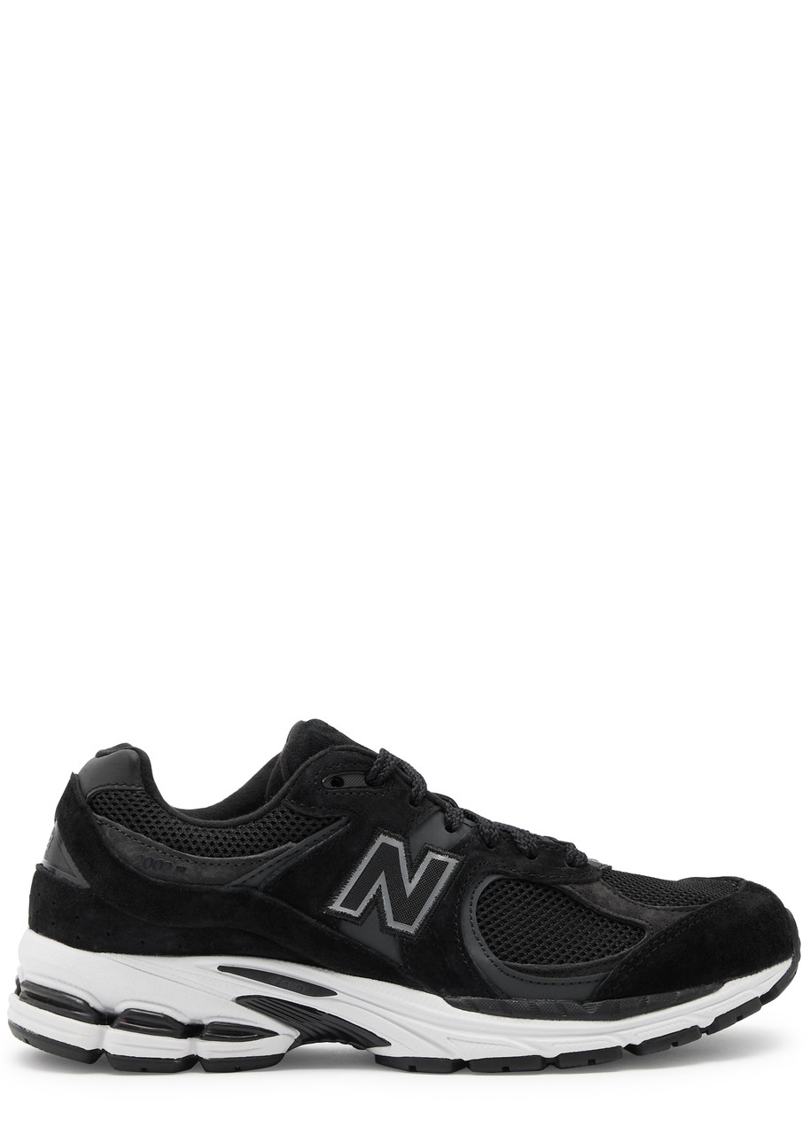 Shop New Balance 2002r Panelled Mesh Sneakers In Black