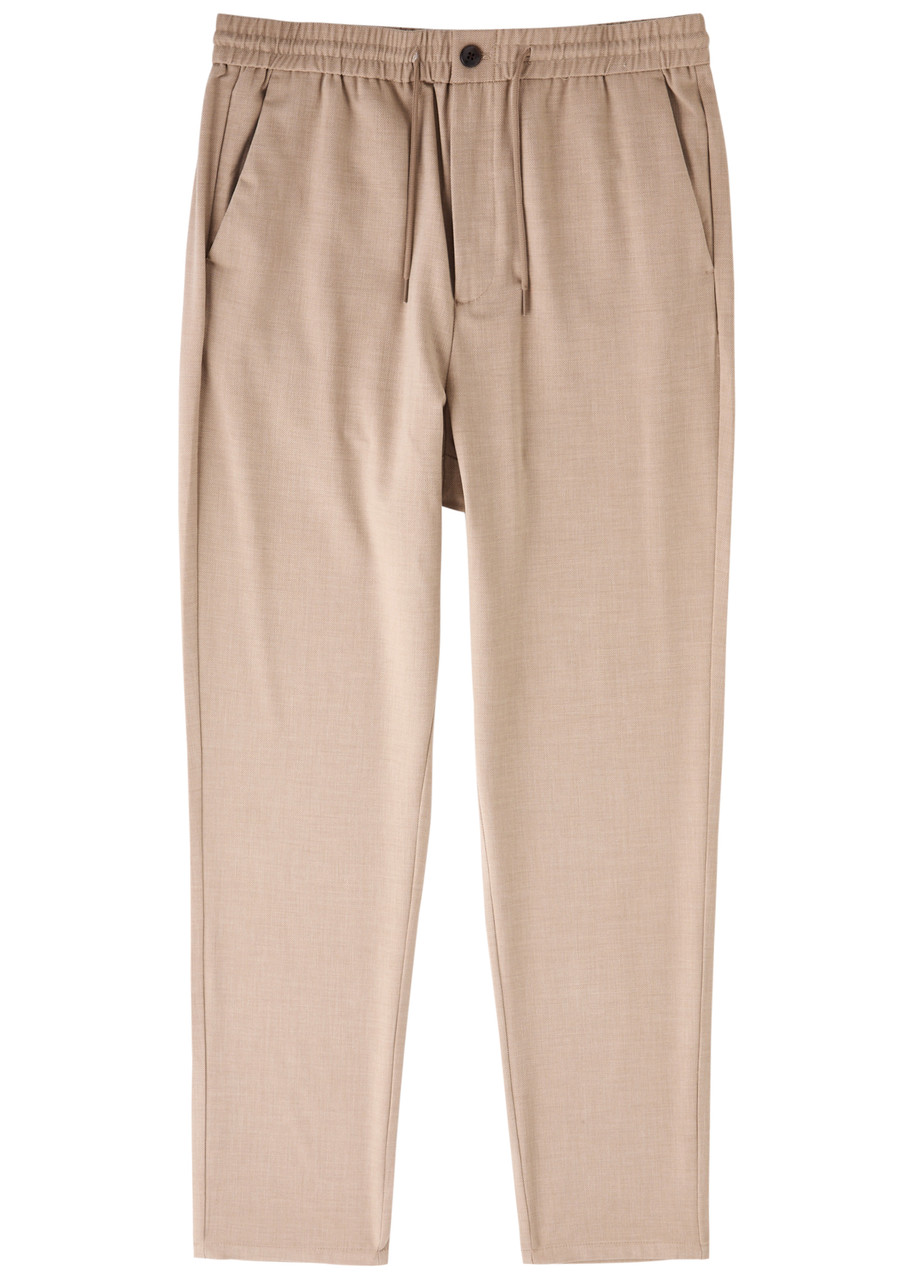 Les Deux Como Tapered-leg Woven Trousers In Sand