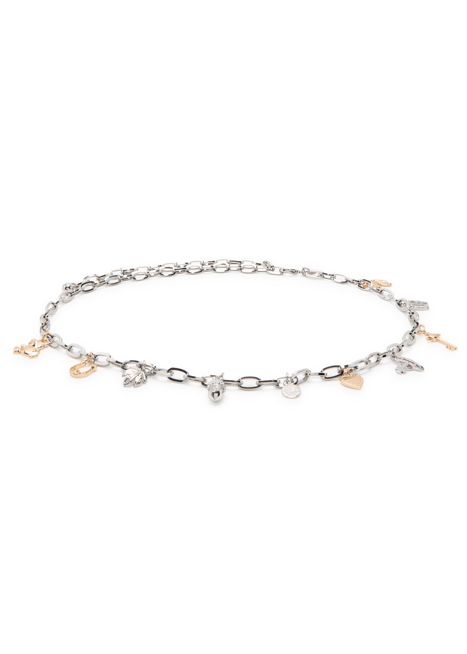 Vivienne Westwood Charm Silver-plated Chain Belt