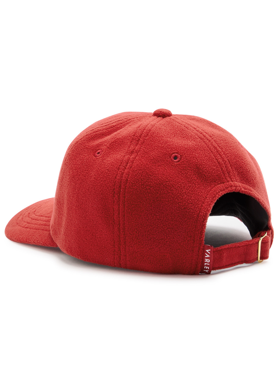  Varley Tamar Logo-embroidered Fleece Cap - Red - One Size 