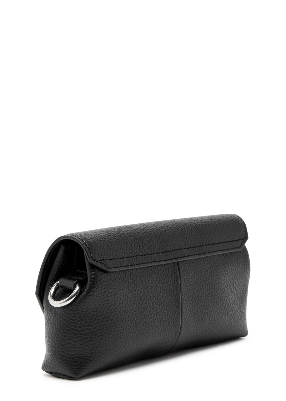 Vivienne Westwood Orb Mini Faux Leather Pouch In Black