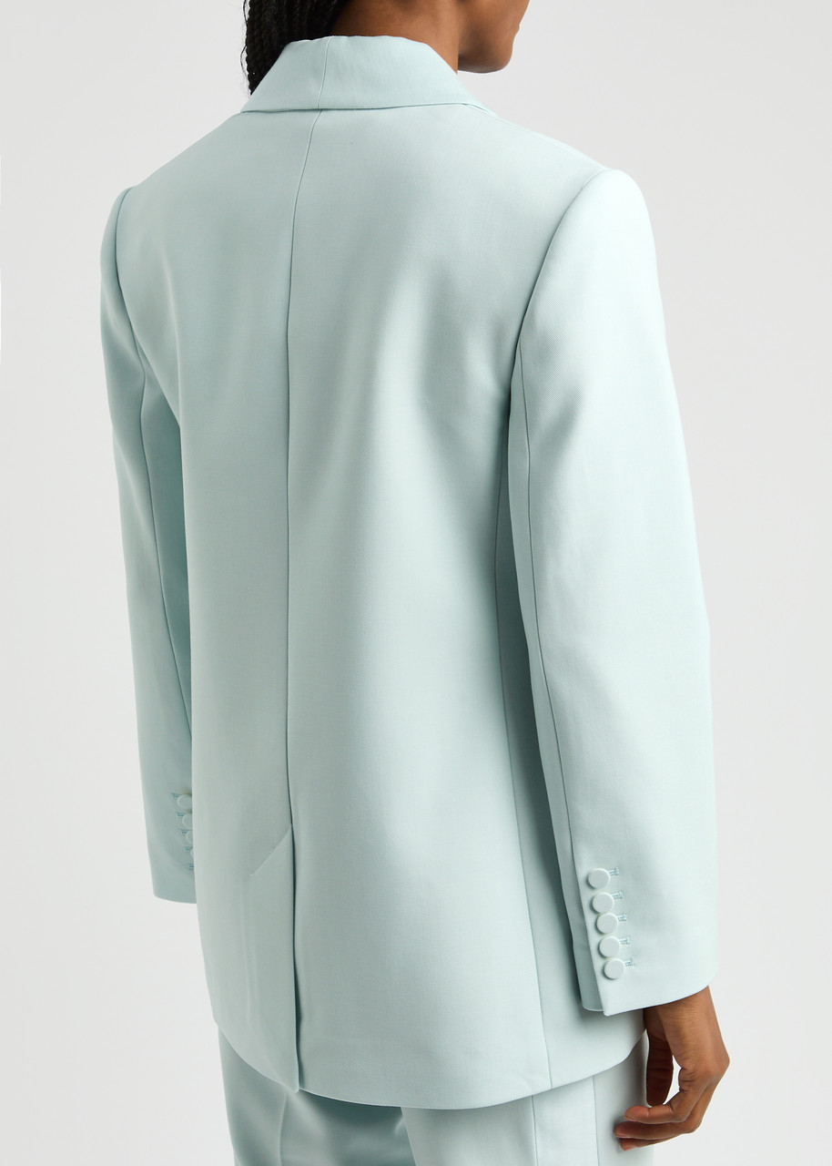  Zimmermann Illuminate Wool-blend Blazer - Light Blue - 2 (uk 12 / M) 