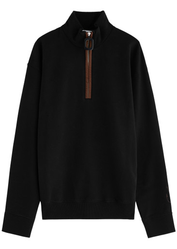 ロンハーマン Nontwisted Yarn Half Zip Sweat JW ANDERSON Half-zip cotton sweatshirt | Harvey Nichols