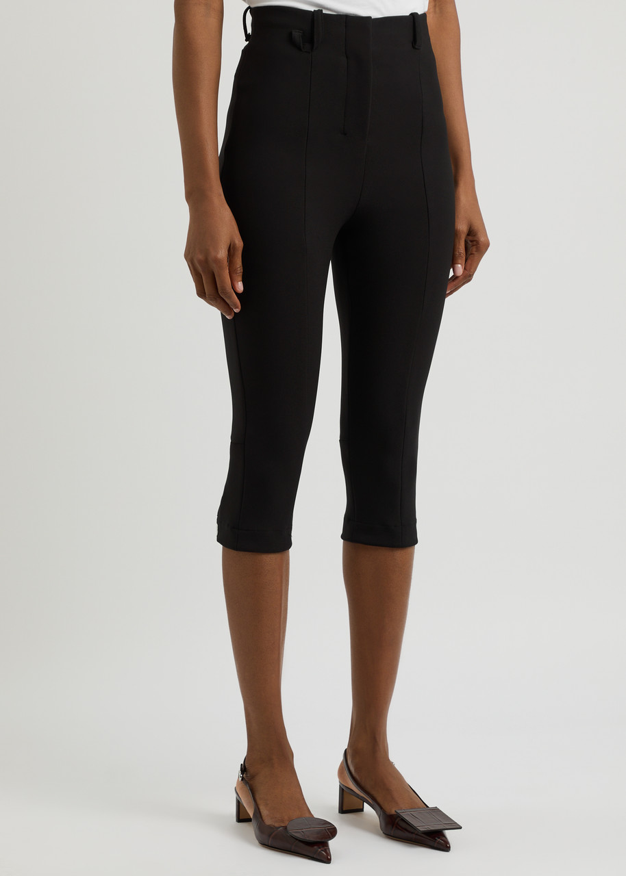 Jacquemus Le Pantalon Capri Trousers In Black