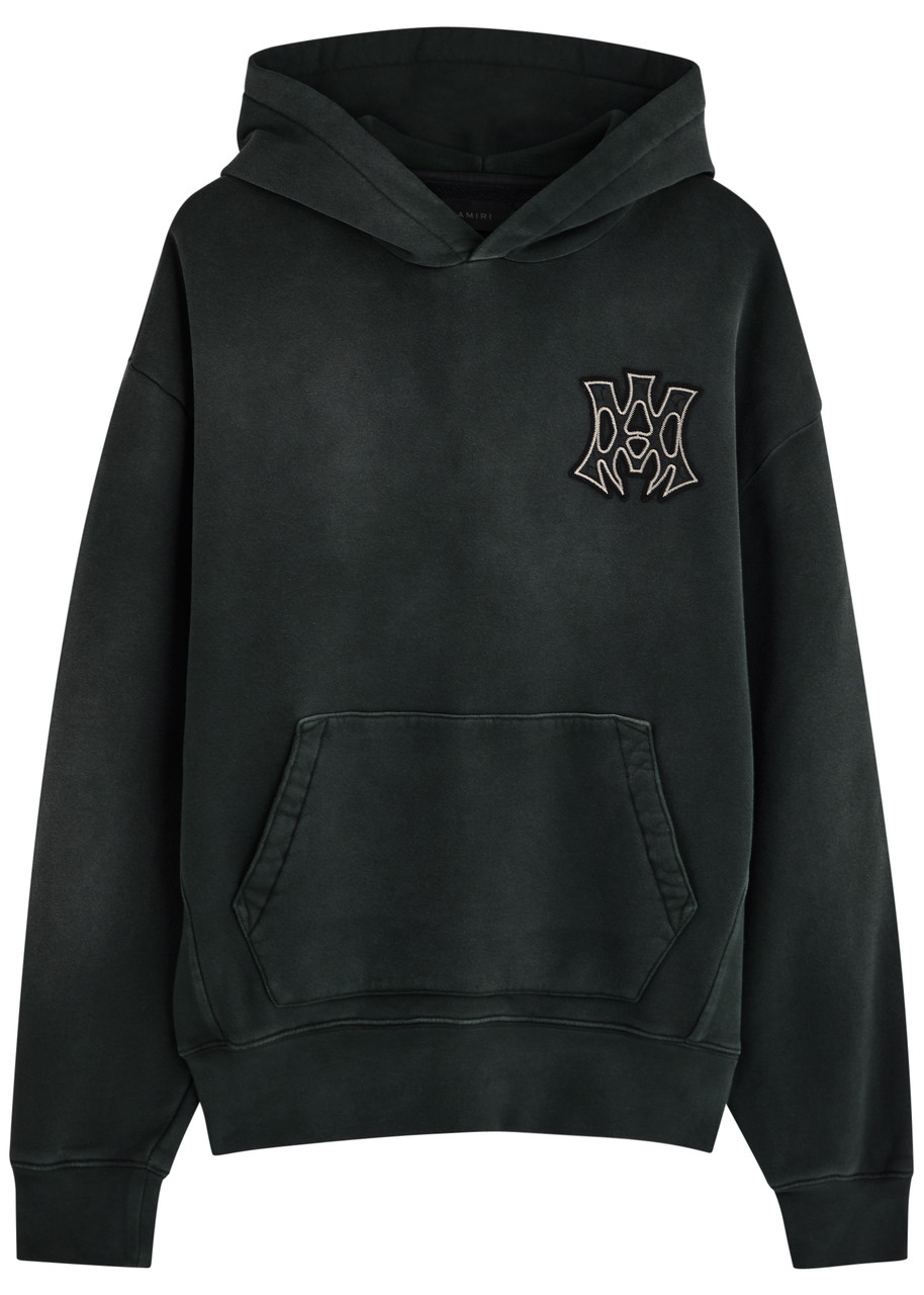 Amiri Hollywood Hooded Cotton Sweatshirt – Black – M Amiri Hollywood Hooded Cotton Sweatshirt – Black – M