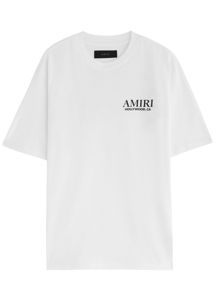 Amiri Bones Logo Cotton T-shirt - White - XL