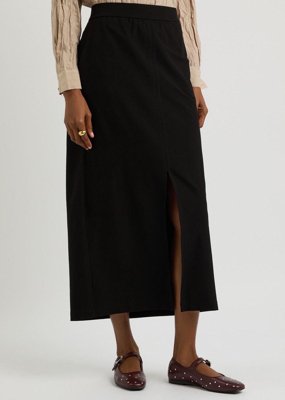 Eileen Fisher Midi Skirt In Black
