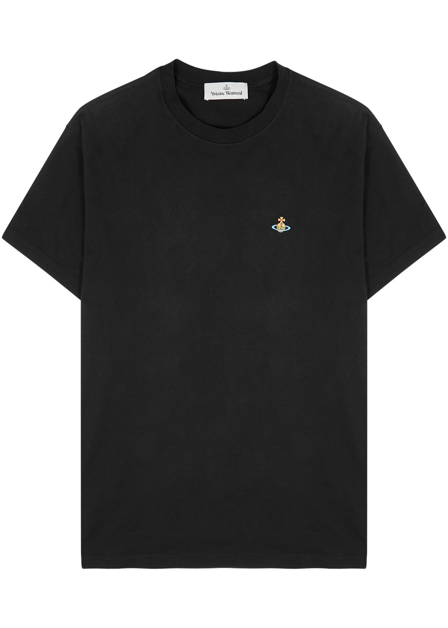 Vivienne Westwood Logo Cotton T-shirt - Black - L