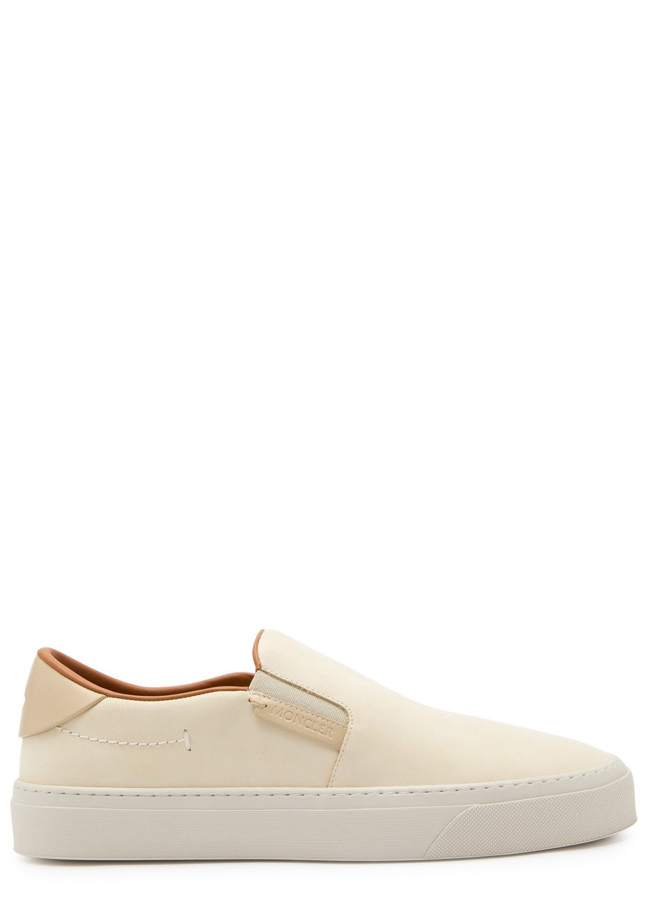 Moncler Men's Monclub Slip-ons Shoes In Neutral
