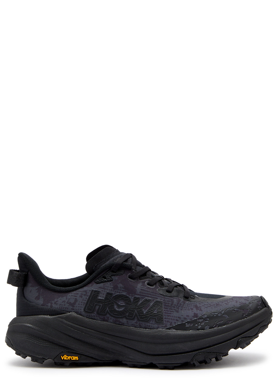 Hoka Speedgoat 6 Mesh Sneakers In Black