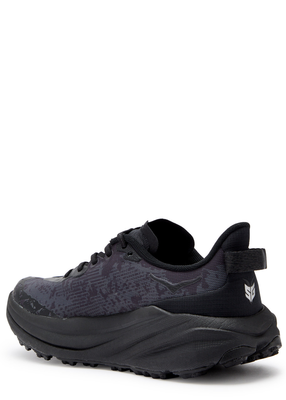 Hoka Speedgoat 6 Mesh Sneakers In Black
